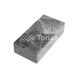 Тротуарная плитка 200х100х60, черно-белая на камне 