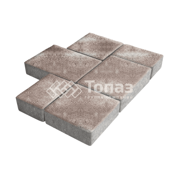 Тротуарная плитка Новый город, авантюр, 4 см