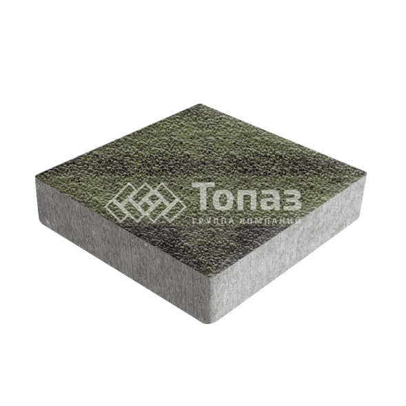 Тротуарная плитка Квадрат 200х200х60, янтарь с гранитной крошкой