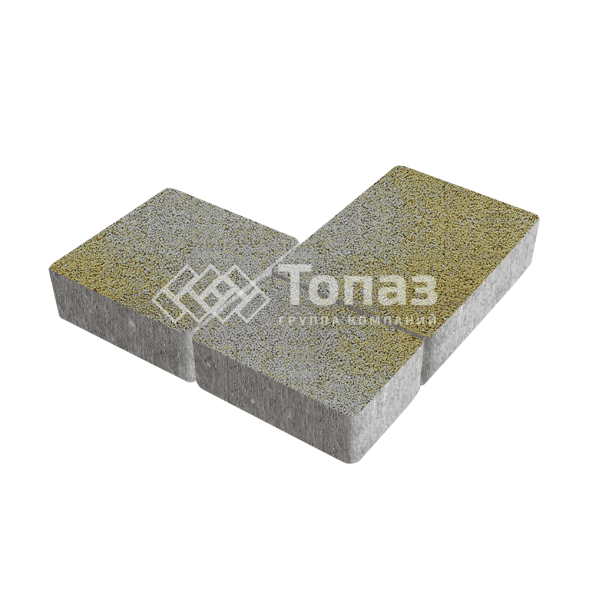 Тротуарная плитка Новый город, меланж, 8 см