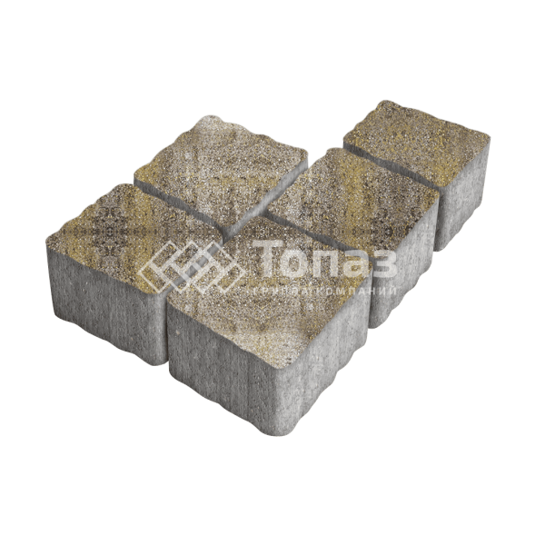 Тротуарная плитка Антик, степь, 4 см