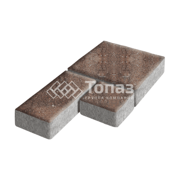 Тротуарная плитка Рубико, яшма, 4 см