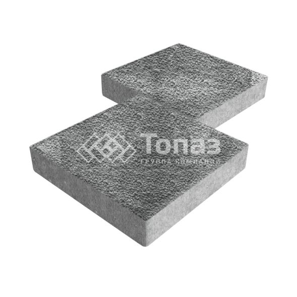 Тротуарная плитка Квадрат 500х500х70, антрацит с гранитной крошкой