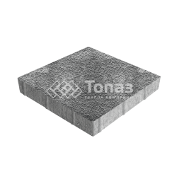 Тротуарная плитка Квадрат 500х500х70, антрацит с гранитной крошкой