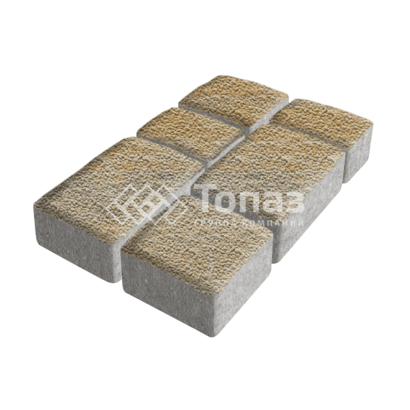 Тротуарная плитка Старый город, особая серия с гранитной крошкой, 4 см