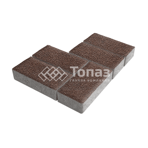 Тротуарная плитка 200х100х80, барселона на камне