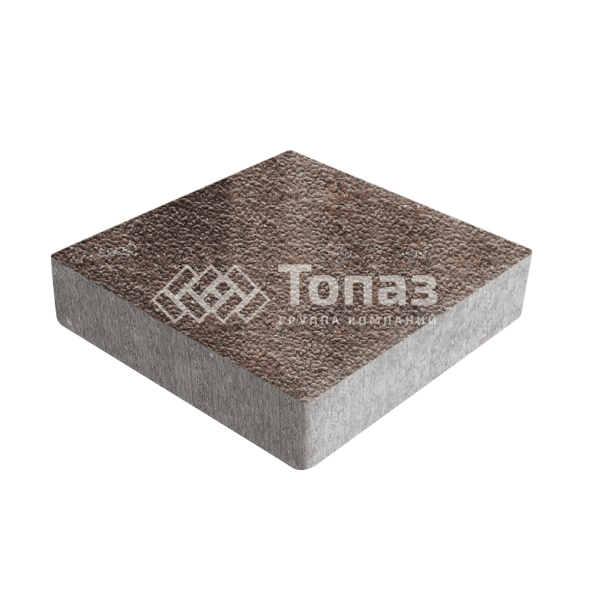 Тротуарная плитка Квадрат 200х200х60, яшма с гранитной крошкой
