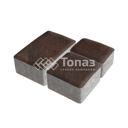 Тротуарная плитка Старый город, клинкер, 6 см