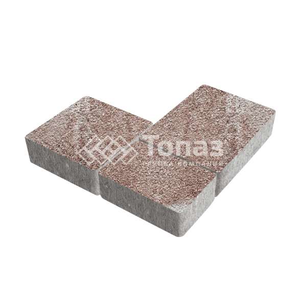 Тротуарная плитка Новый город, хаски на камне, 4 см