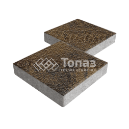 Тротуарная плитка Квадрат 500х500х70, арабская ночь с гранитной крошкой