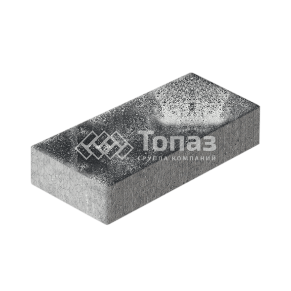 Тротуарная плитка 600х300х60, черно-белая 