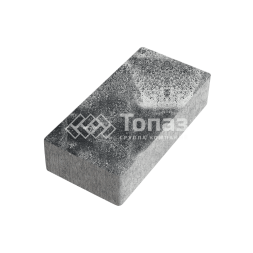 Тротуарная плитка 200х100х80, черно-белая 