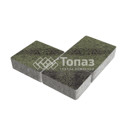 Тротуарная плитка Новый город, янтарь на камне, 4 см