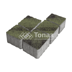 Тротуарная плитка Антик, янтарь, 4 см