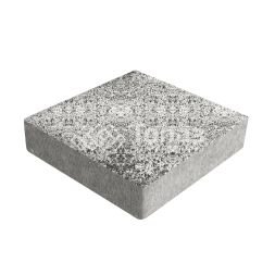 Тротуарная плитка Квадрат 200х200х60, аляска белая