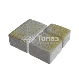 Тротуарная плитка Старый город, меланж, 6 см