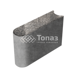 Камень бортовой БРШ 50.20.8, агат коричневый с гранитной крошкой