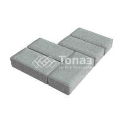 Тротуарная плитка 200х100х40, серая