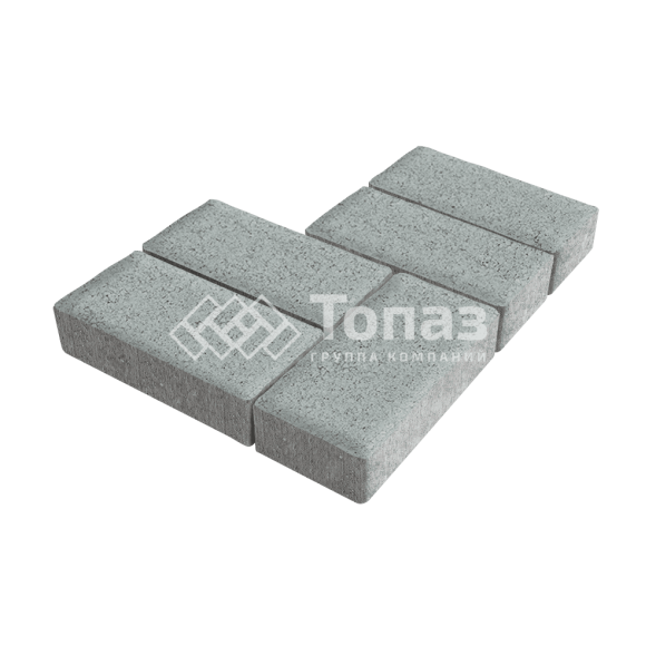 Тротуарная плитка 200х100х40, серая