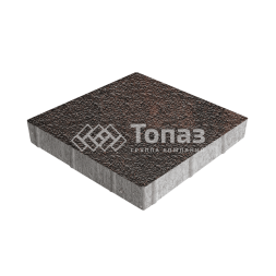 Тротуарная плитка Квадрат 500х500х70, кармен с гранитной крошкой