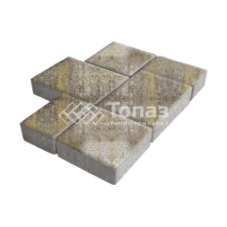 Тротуарная плитка Новый город, степь, 8 см