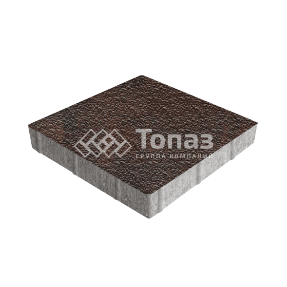 Тротуарная плитка Квадрат 500х500х70, клинкер с гранитной крошкой