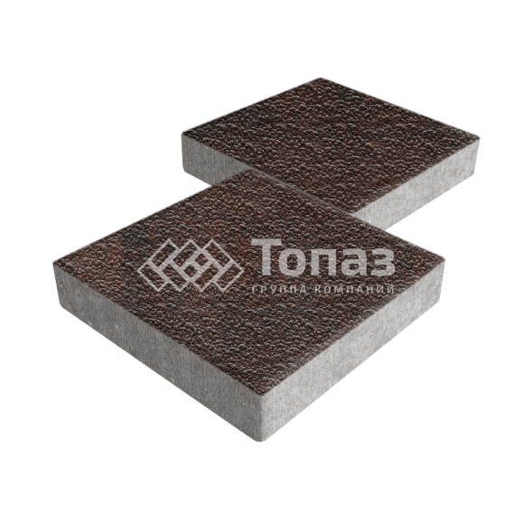 Тротуарная плитка Квадрат 500х500х70, клинкер с гранитной крошкой