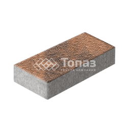 Тротуарная плитка 600х300х60, сомон с мраморной крошкой