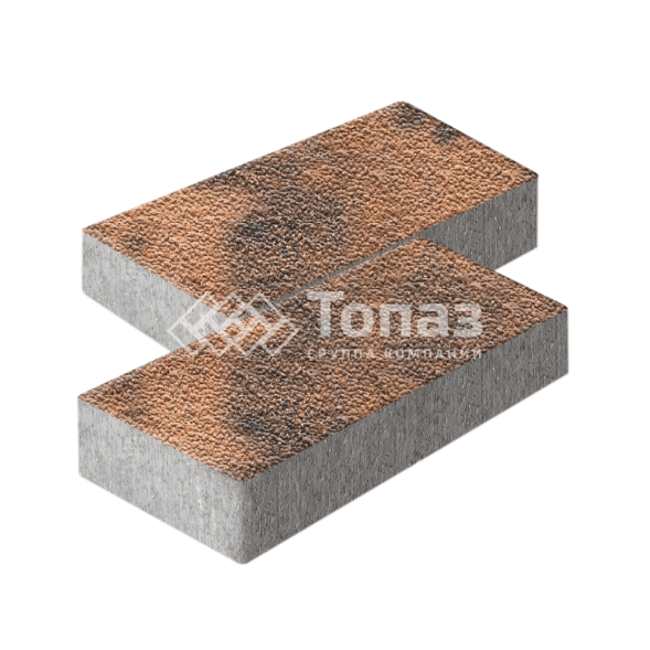 Тротуарная плитка 600х300х60, сомон с мраморной крошкой