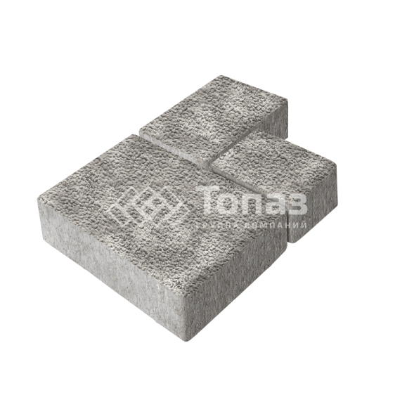 Тротуарная плитка Бергамо, неаполь с гранитной крошкой, 6 см 