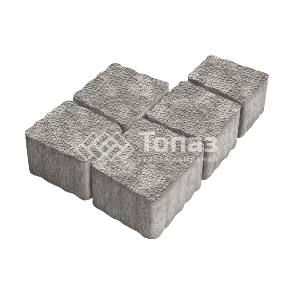 Тротуарная плитка Антик, неаполь с гранитной крошкой, 4 см 