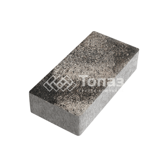 Тротуарная плитка 200х100х40, агат коричневый