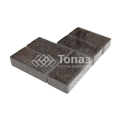 Тротуарная плитка 200х100х80, мокко на камне