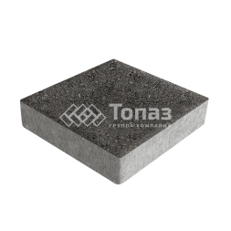 Тротуарная плитка Квадрат 200х200х60, джафар черный