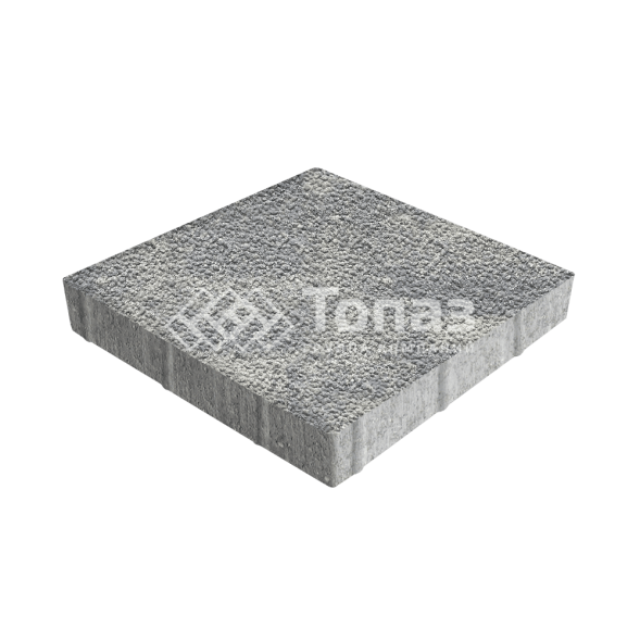 Тротуарная плитка Квадрат 500х500х70, аква с гранитной крошкой