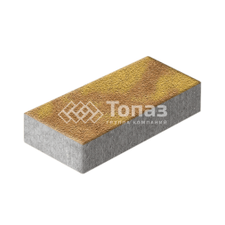 Тротуарная плитка 600х300х60, шафран на камне  