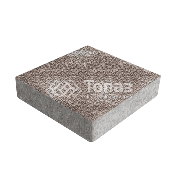 Тротуарная плитка Квадрат 200х200х60, авантюр с мраморной крошкой