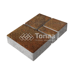 Тротуарная плитка Мюнхен, джафар оранжевый, 4 см