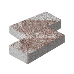 Тротуарная плитка 600х300х60, хаски с мраморной крошкой