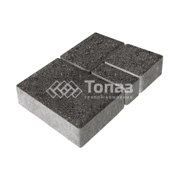 Тротуарная плитка Мюнхен, джафар черный, 4 см