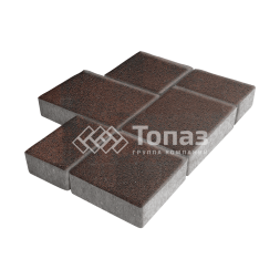 Тротуарная плитка Новый город, клинкер, 4 см