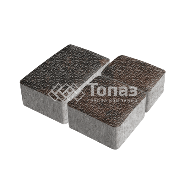 Тротуарная плитка Старый город, конго с мраморной крошкой, 6 см