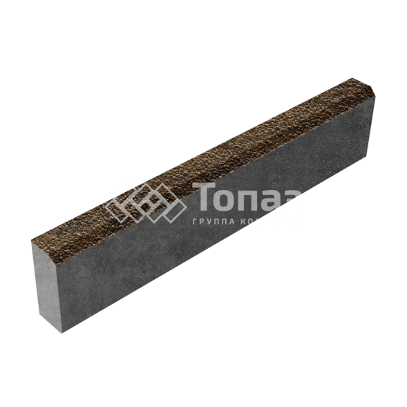 Камень бортовой БР 100.20.8, арабская ночь с гранитной крошкой