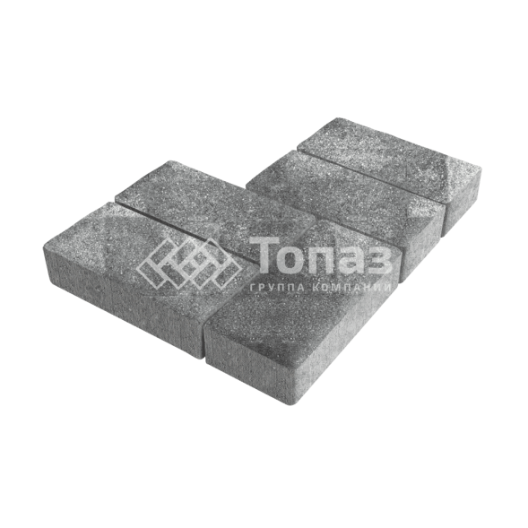 Тротуарная плитка 200х100х60, антрацит