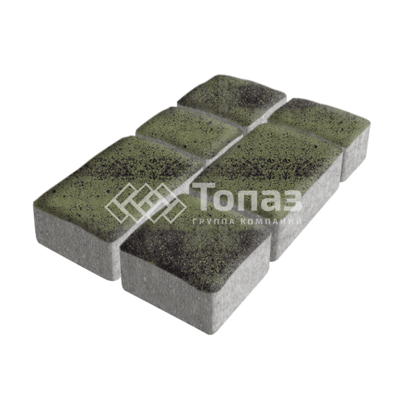 Тротуарная плитка Старый город, янтарь, 6 см