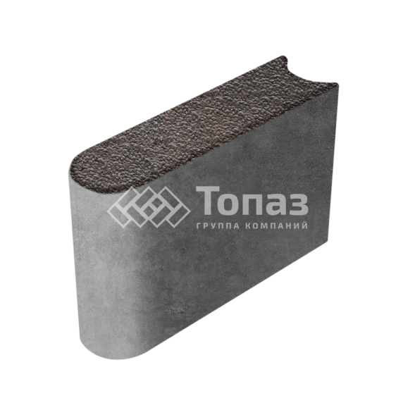 Камень бортовой БРШ 50.20.8, кармен с гранитной крошкой