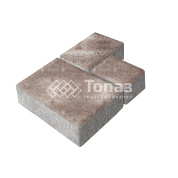 Тротуарная плитка Бергамо, авантюр, 6 см