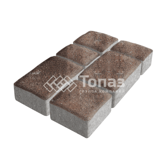 Тротуарная плитка Старый город, яшма, 6 см