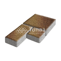 Тротуарная плитка Рубико, каир с мраморной крошкой, 4 см