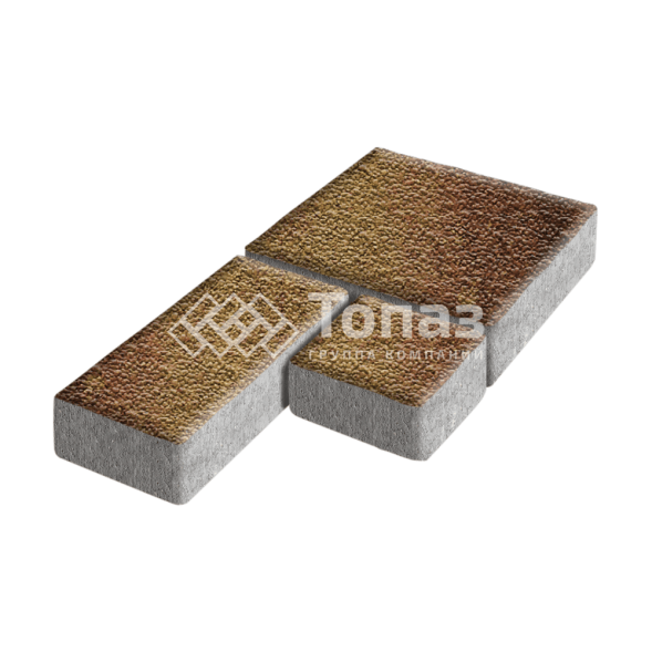 Тротуарная плитка Рубико, каир с мраморной крошкой, 4 см